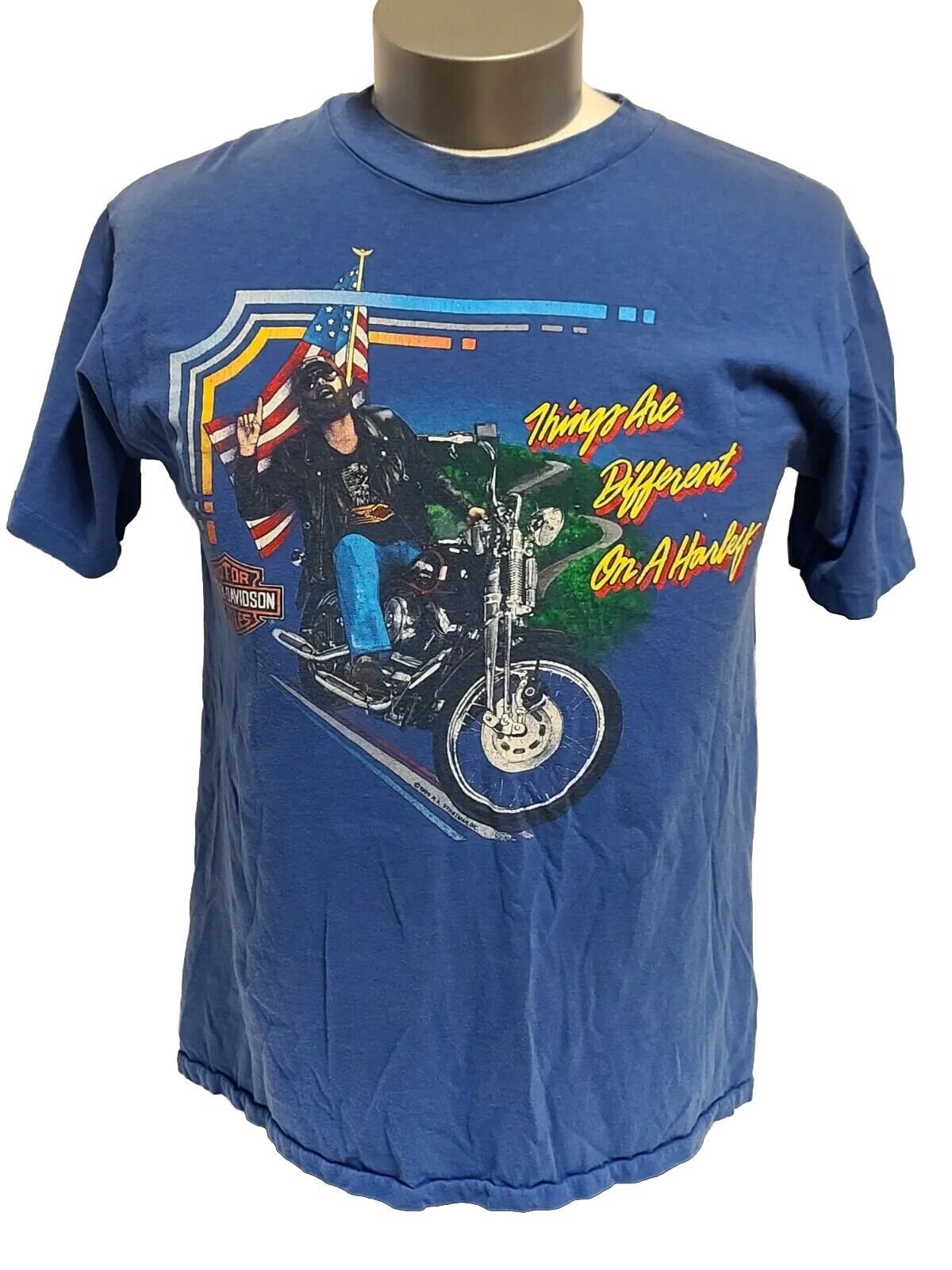 VTG 1989 Harley-Davidson Single Stitch Shirt, \