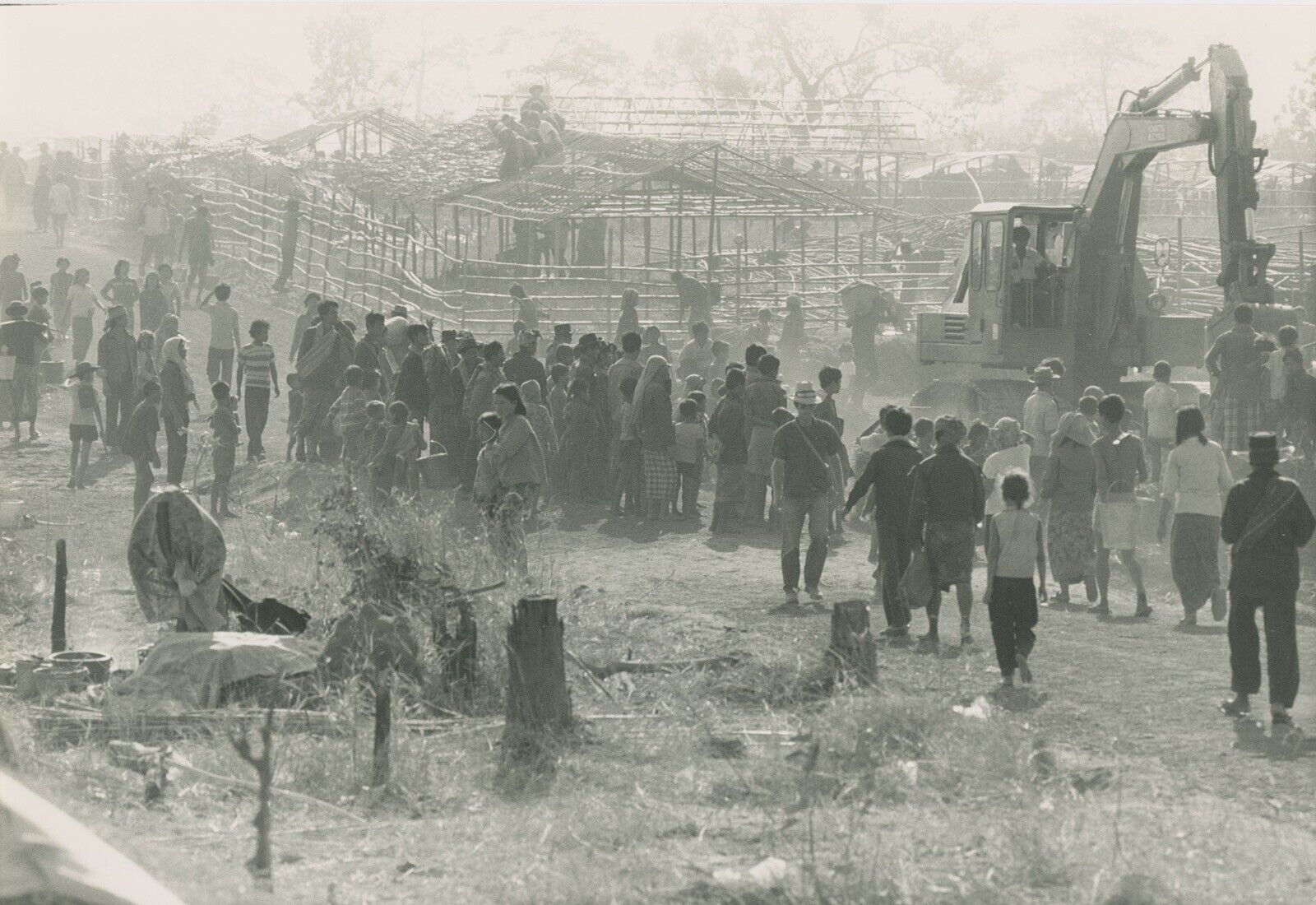 Cambodia Khao I Dang Refugee Camp War Conflict A11 A1178 Original  Photo