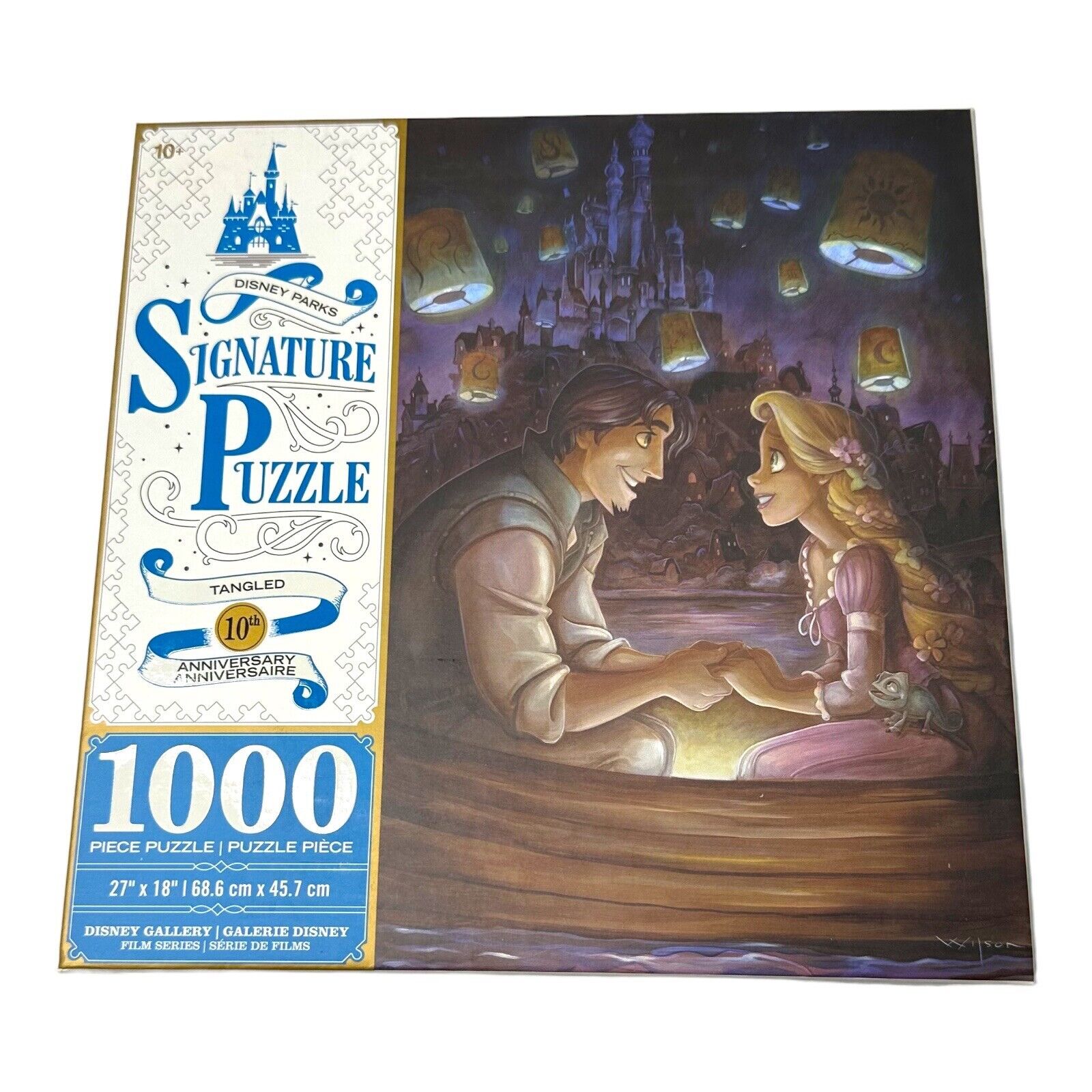 New Disney Parks 1000 Piece Jigsaw Puzzle Rapunzel Tangled 10th Anniversary