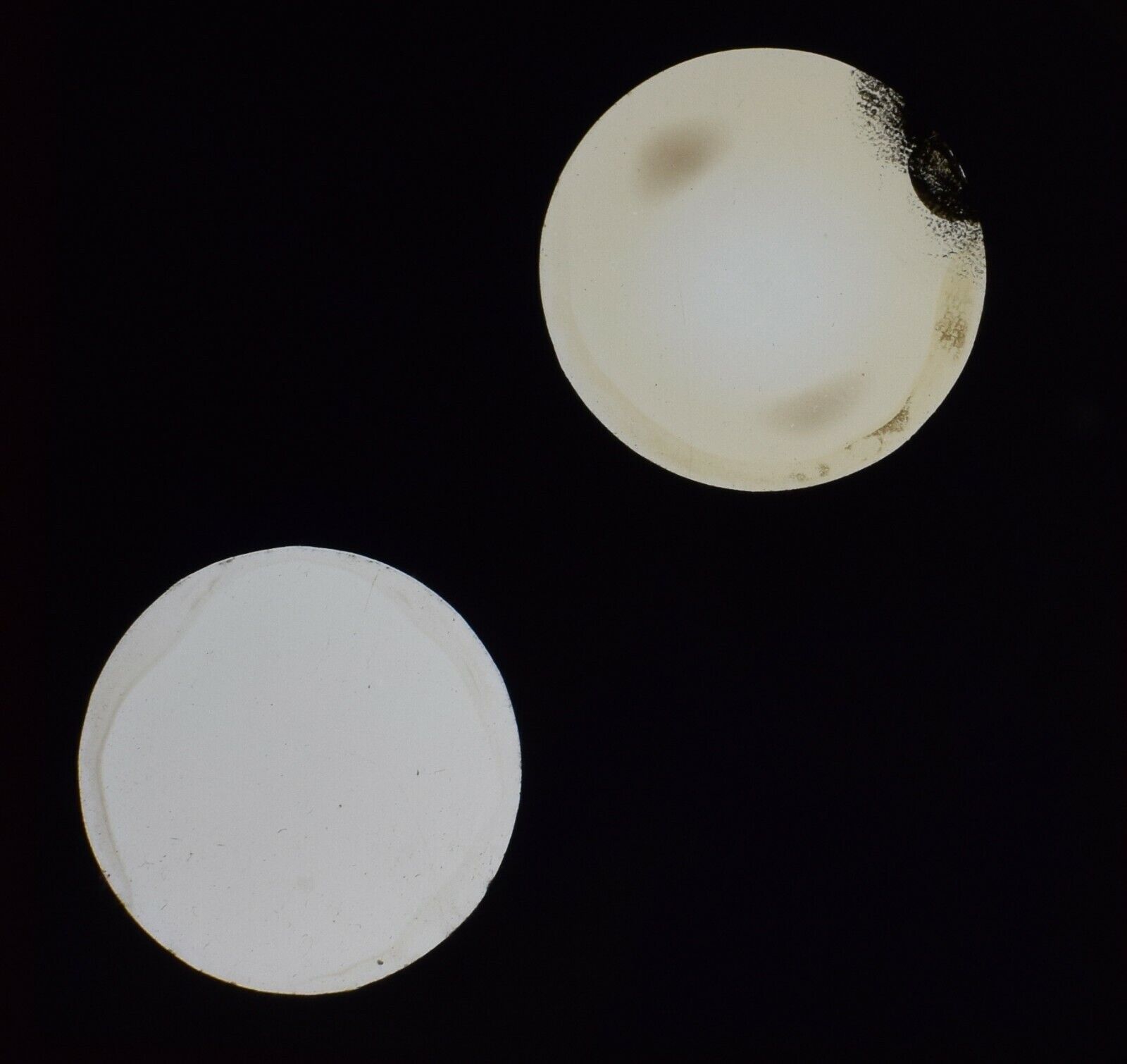 Magic Lantern Slide SOLAR ECLIPSE NO1 1868 C1888 TELESCOPE PHOTO ASTRONOMY
