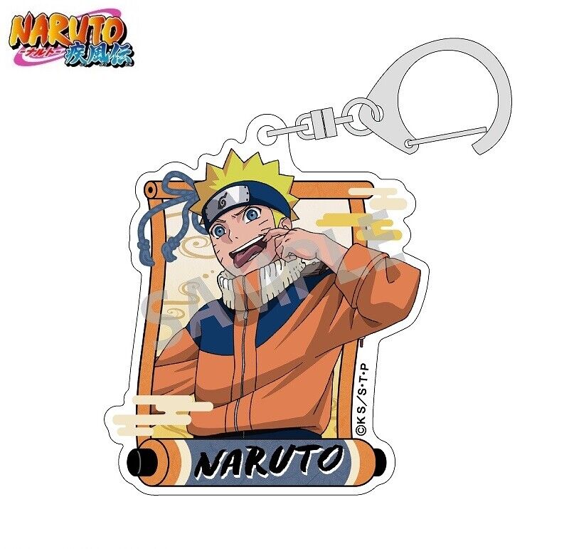 NARUTO Trading Acrylic Keychain Adolescence Naruto Sasuke Kakashi Itachi Obito
