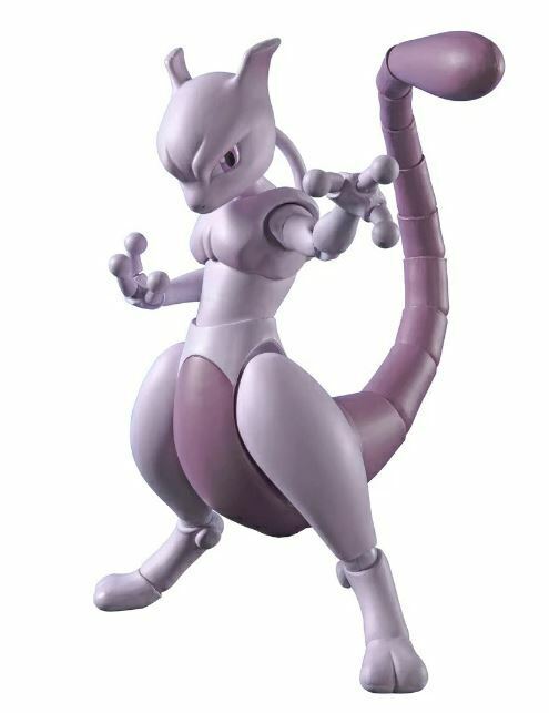 Bandai S.H.Figuarts MEWTWO Arts Remix Pokemon Action Figure from Japan new F/S