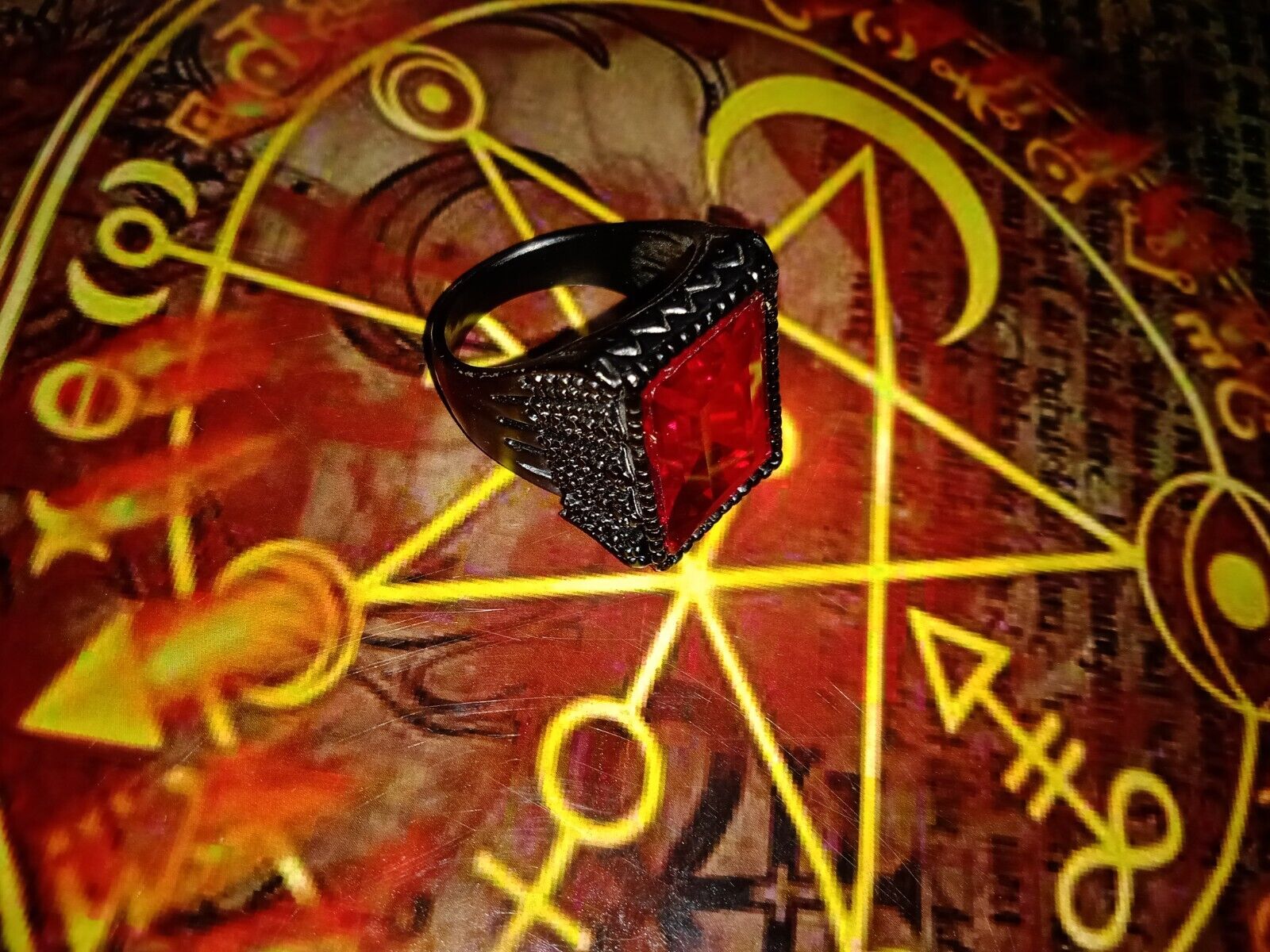 Voodoo Love Ritual Ring Lover Marriage Soul Mate Charisma Sex Partner Blood Ore+