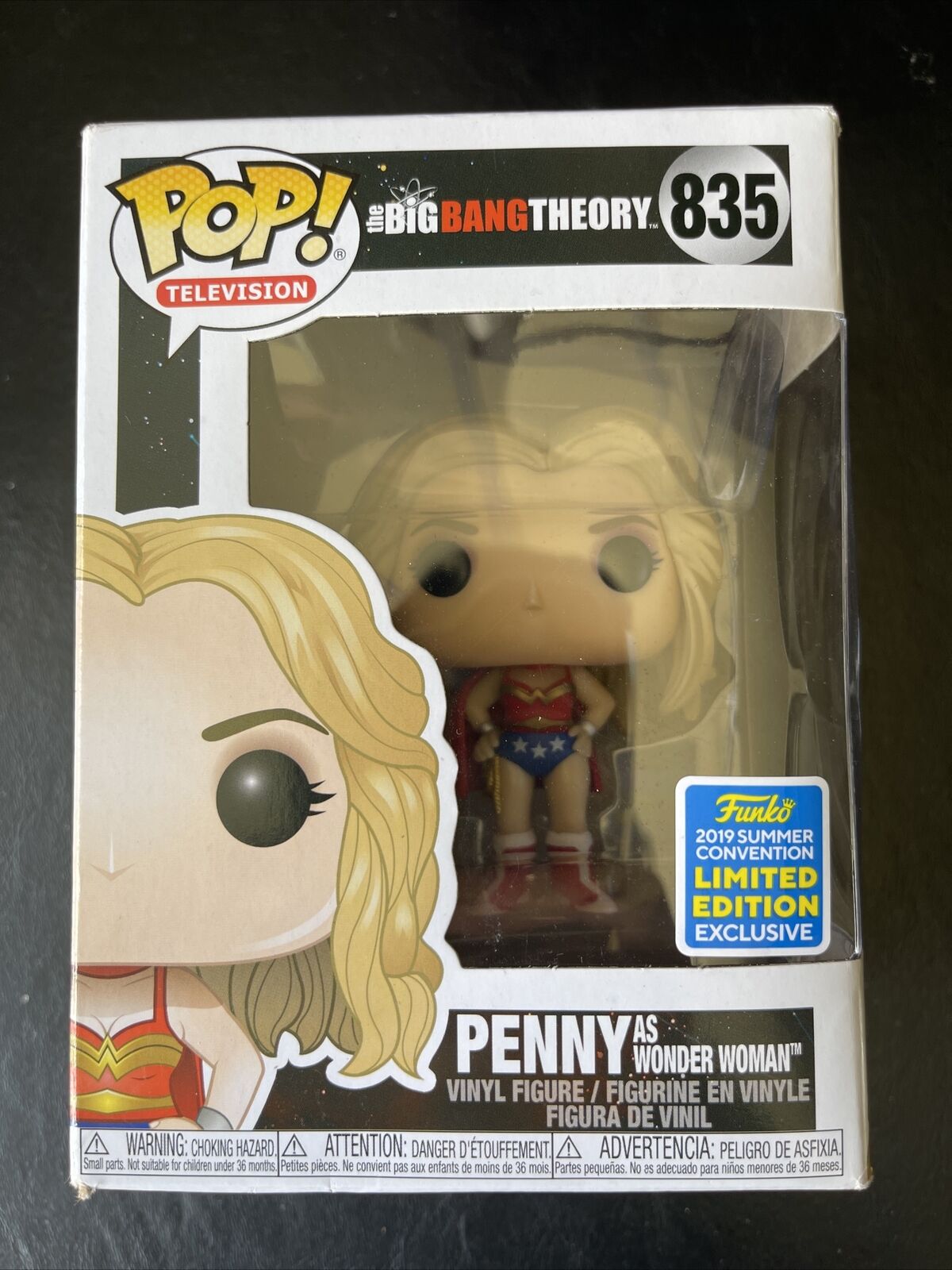 FUNKO POP Television The Big Bang Theory Penny as Wonder Woman #835