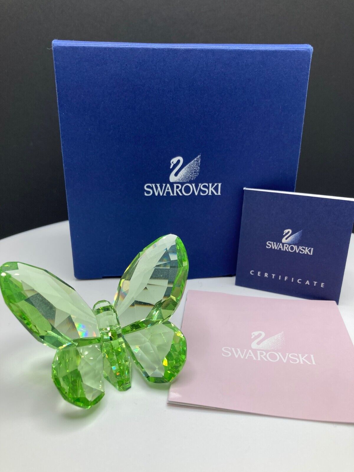 Swarovski Crystal Peridot Green Brilliant Butterfly 855773