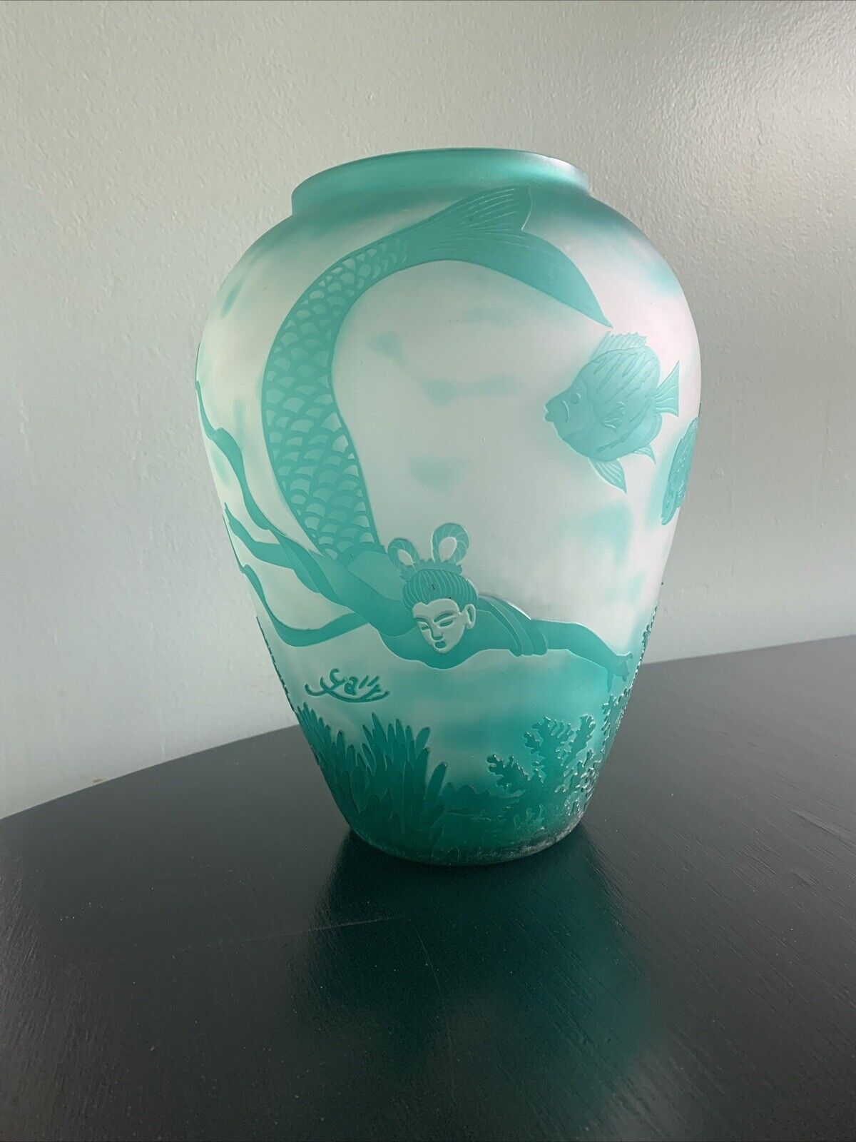 Oriental  Vase Beautiful (ocean Inspired)