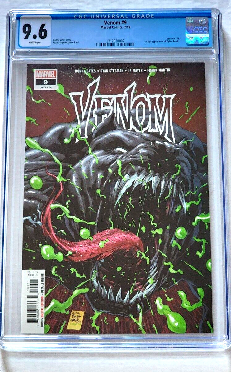 Venom #9 CGC 9.6 1st Full Appearance of Dylan Brock Marvel 2019