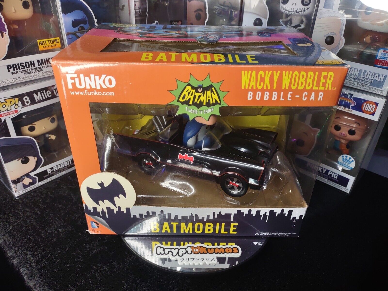 Funko Wacky Wobbler Bobble-Car Classic TV Batman in Batmobile (1966 TV show)