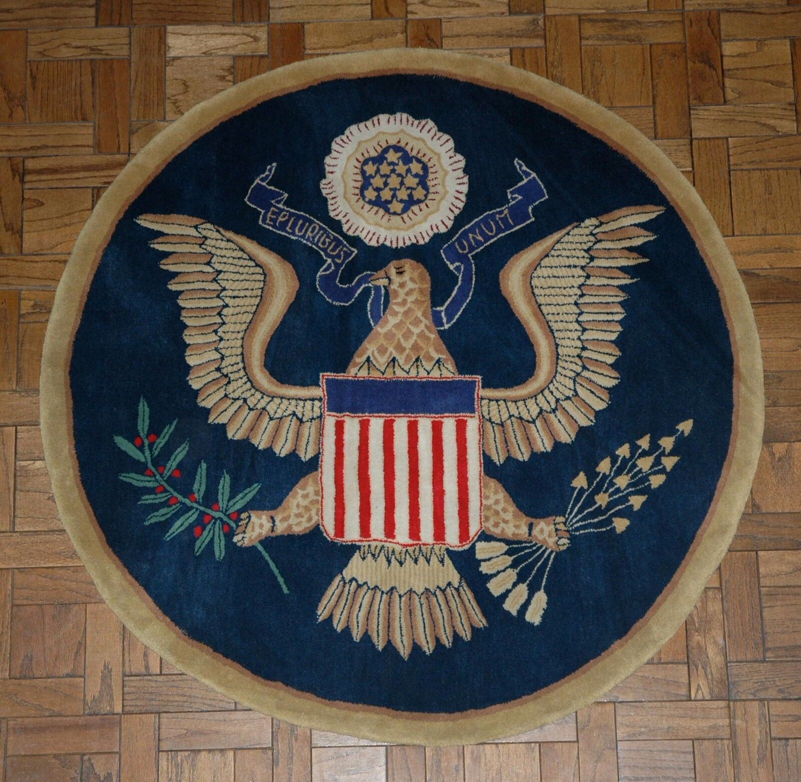  The Great Seal of the US New Zealand Wool Five ' Accent Rug for Home or Office 