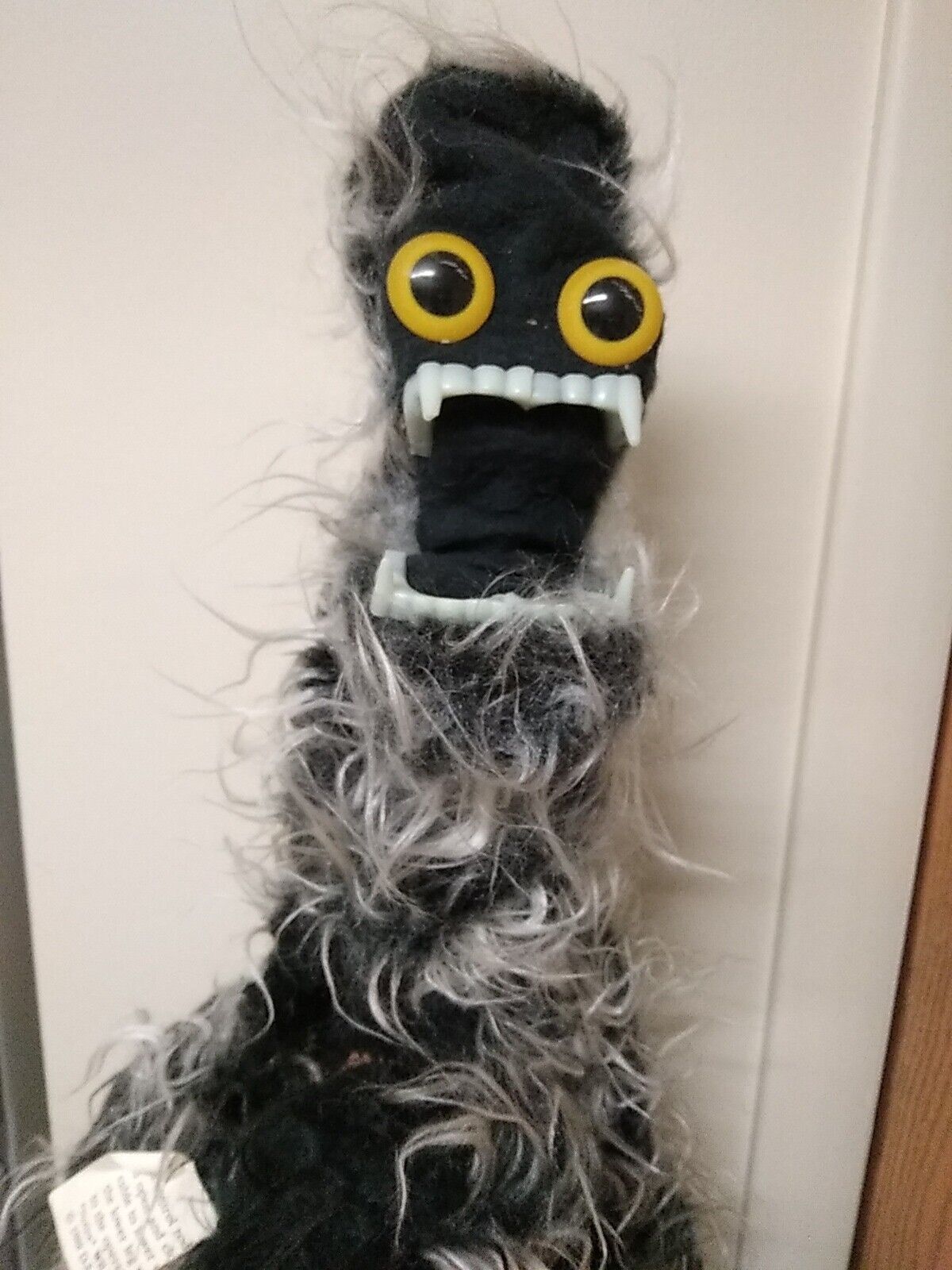 VTG UNUSUAL RARE Creepy 1988 D.S. Michenzi WILDFANG Puppet MOHAIR FUZZY CREATURE