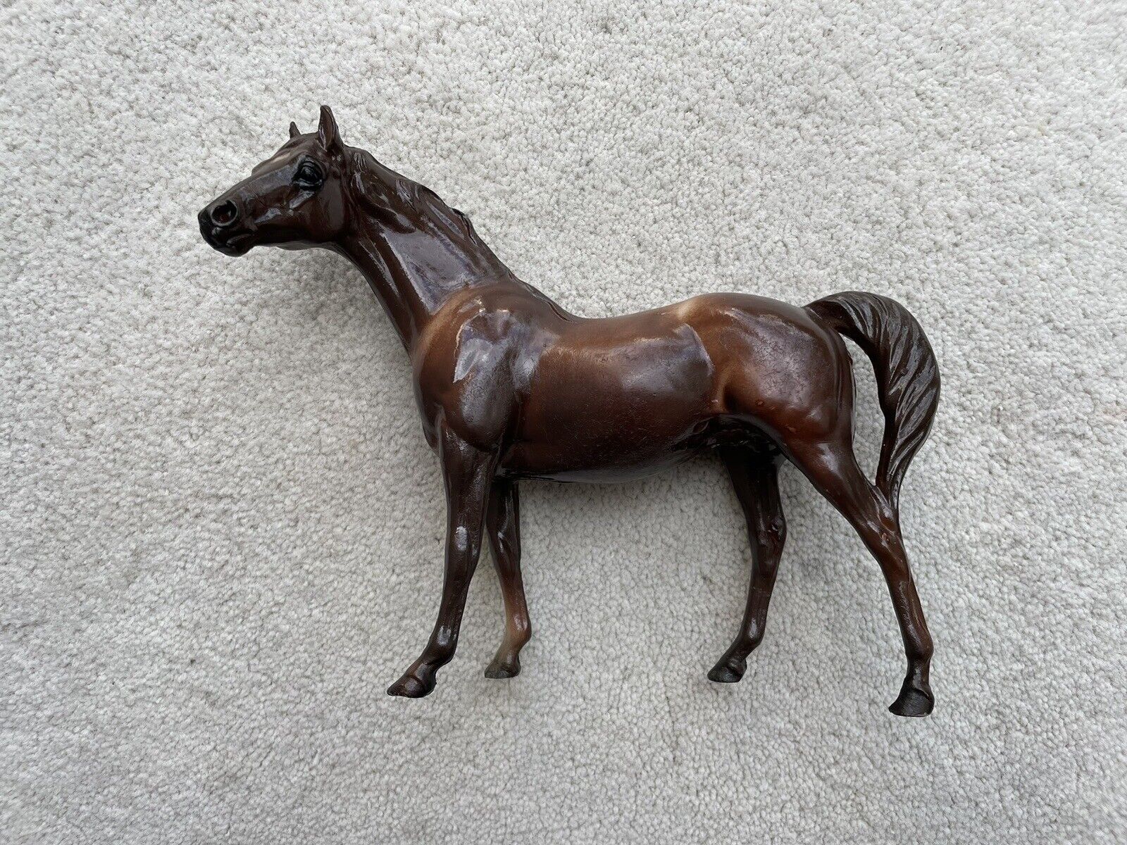 Vintage Classic Breyer Race Horse #603 Silky Sullivan Thoroughbred ODD GLOSSY?