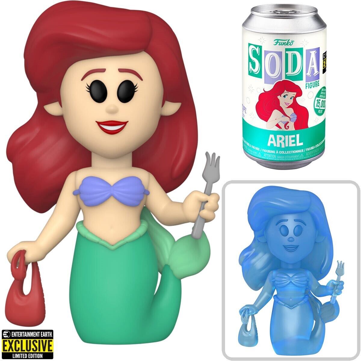 ARIAL • FUNKO SODA • LITTLE MERMAID • EE EXCLUSIVE •• SEALED 1/6 Chance Of Chase