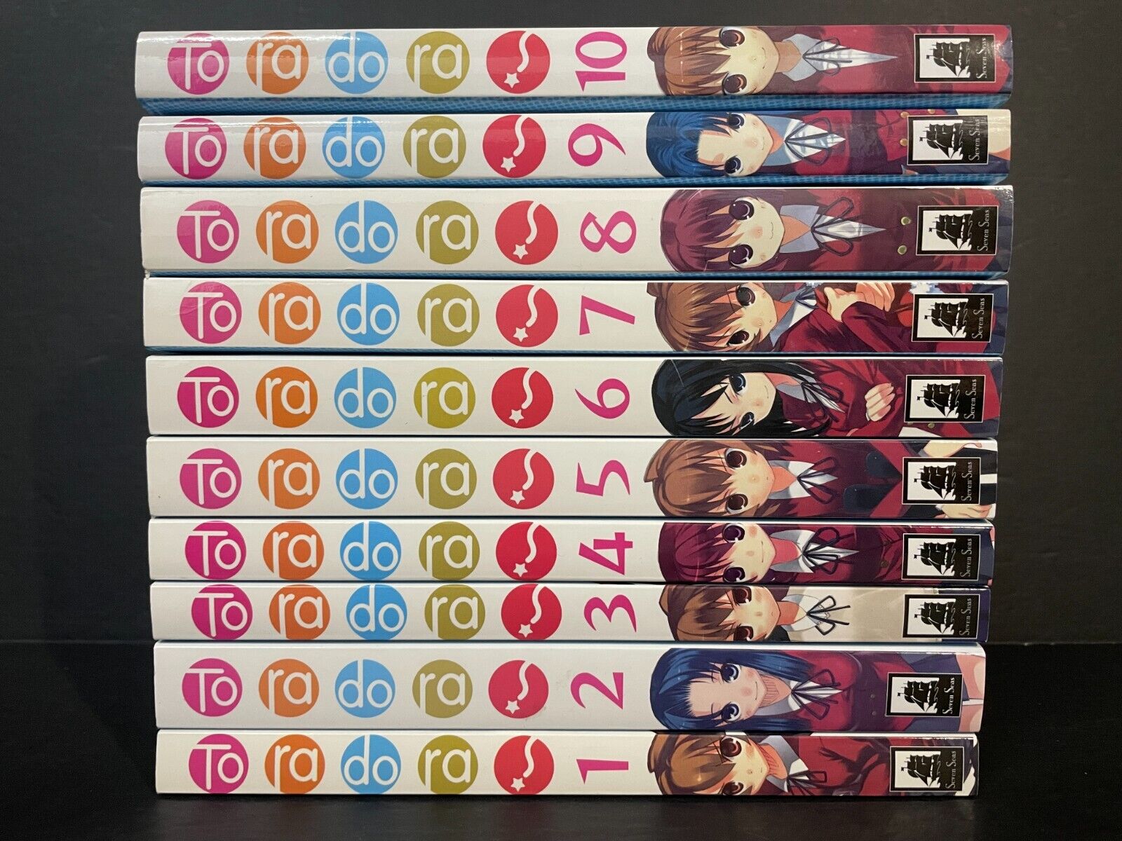 Toradora Light Novel Volumes 1-10 Brand New Complete Set in English
