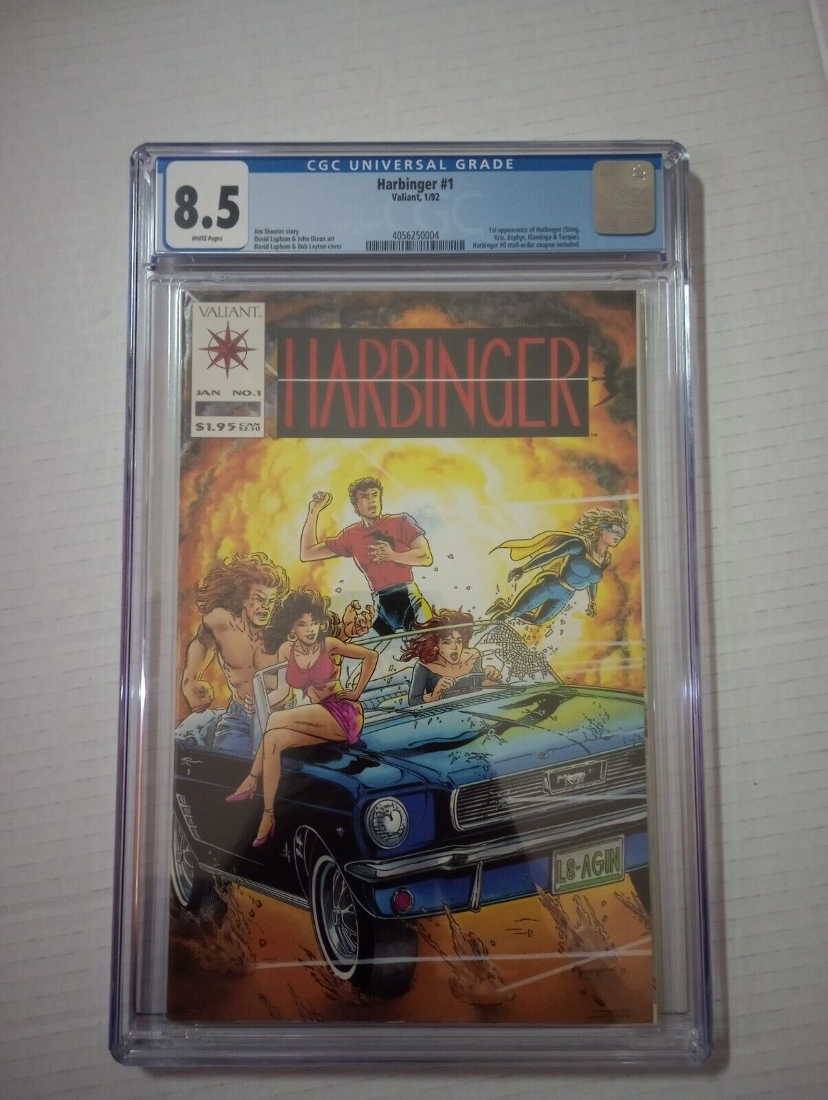 Harbinger #1 CGC 8.5 (Valiant 1992)