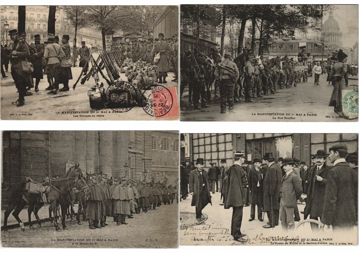 MAY 2 EVENT PARIS 1906 MILITARY FRANCE 50 Vintage Postcard (L3717)