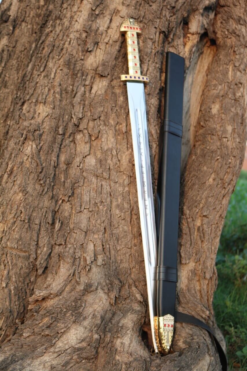 Full Metal Vikings sword Life Size From Viking Sword Replica of King Ragnar Loth