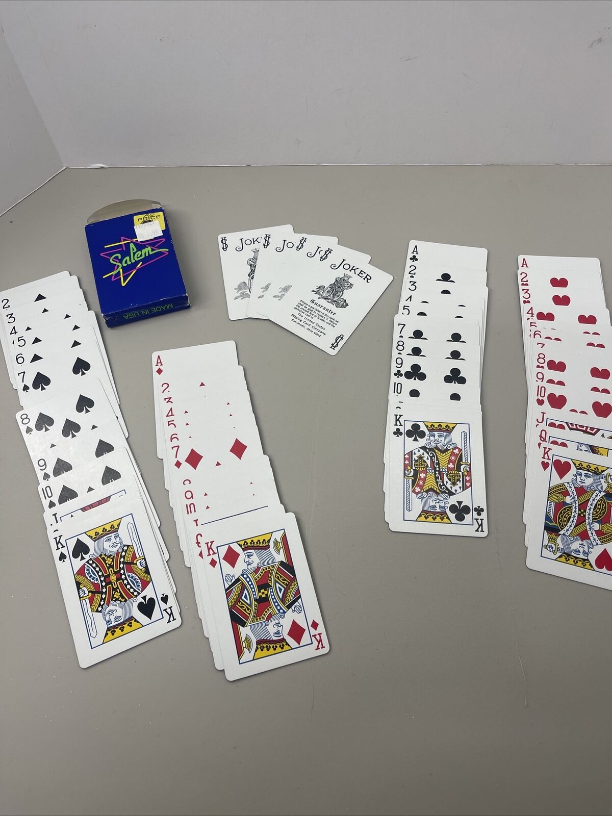 SALEM PLAYING CARDS EUC - Complete