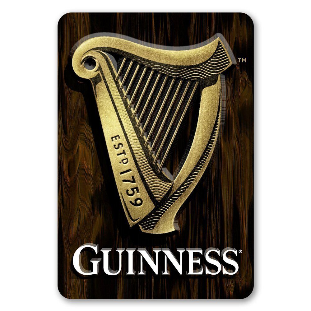 Guinness 3D Harp Sign - Guinness Bar Sign