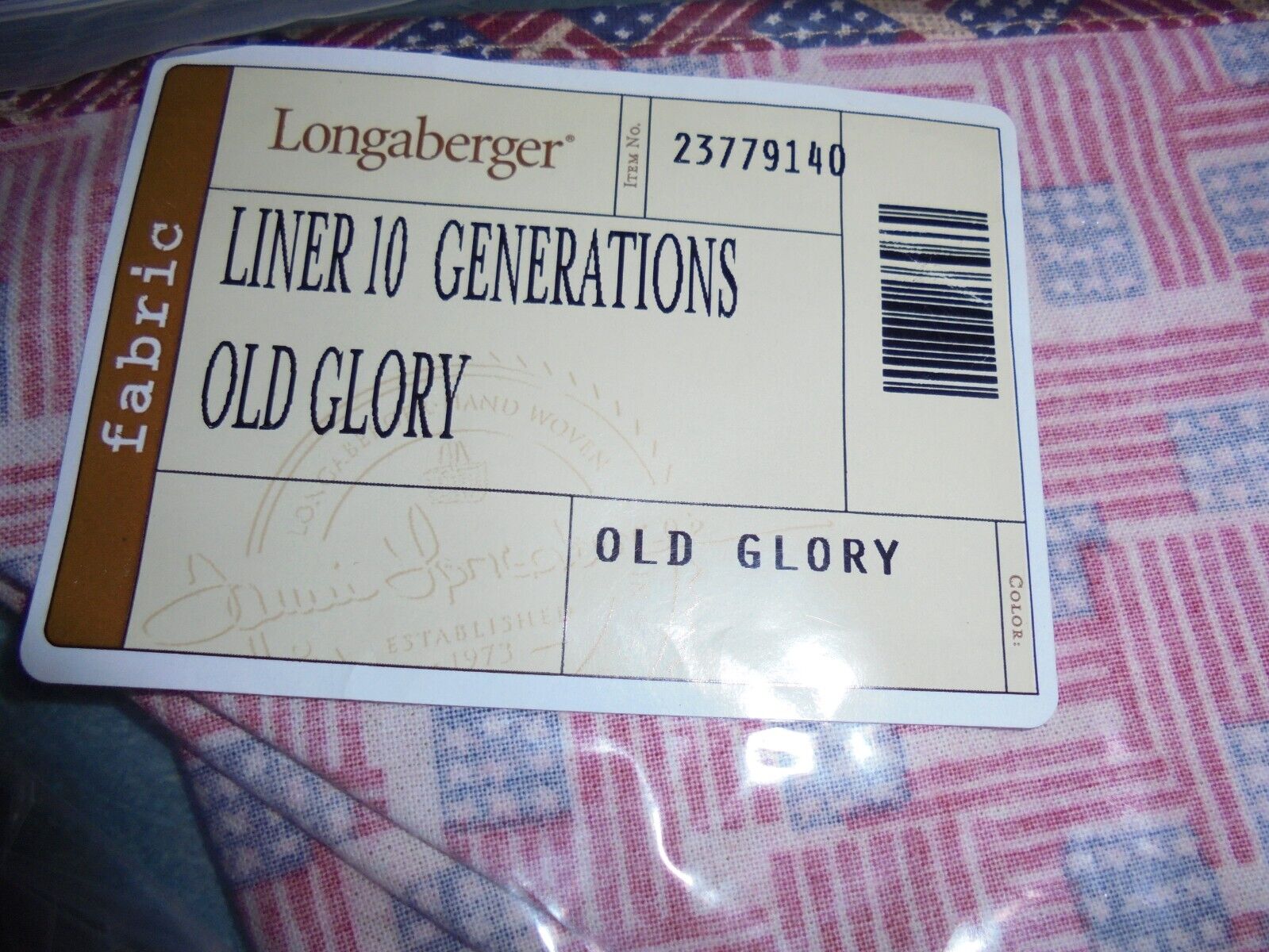 Longaberger Old Glory 10\