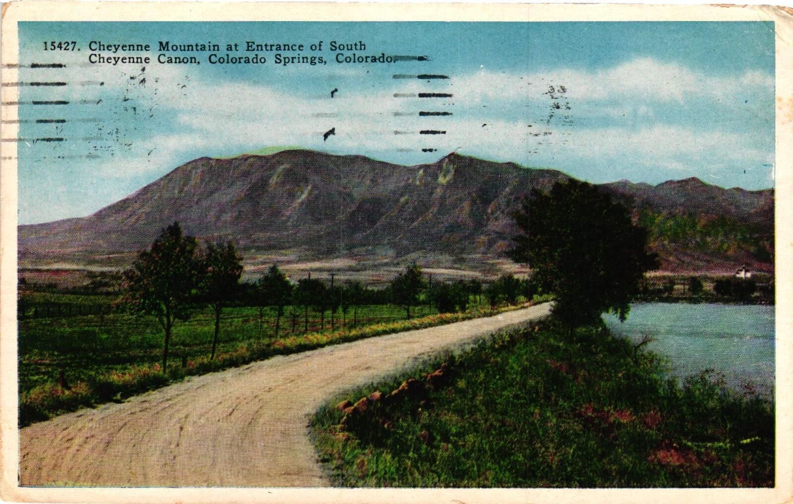 Vintage Postcard- Cheyenne Mountain, Colorado Springs, CO Early 1900s