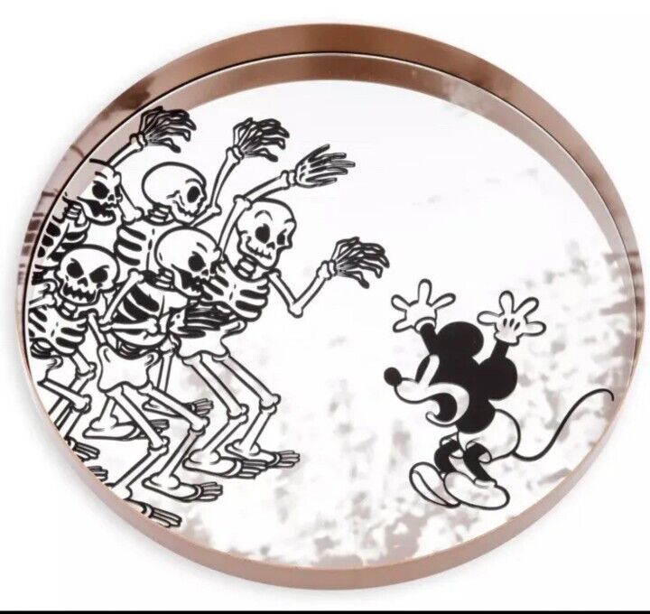 Disney Mickey Mouse Skeleton Dance Tray Silly Symphony Halloween NEW