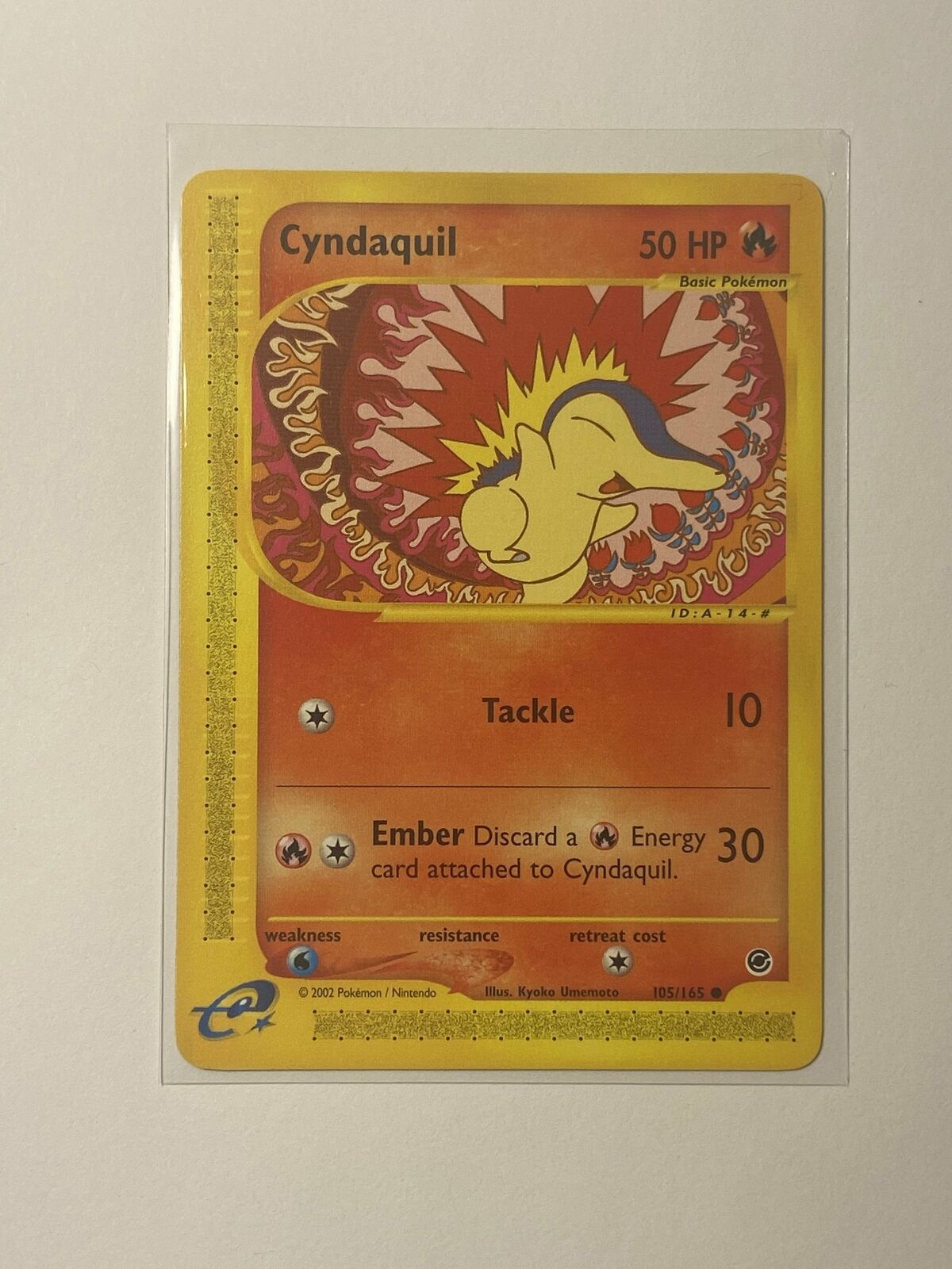 Cyndaquil Expedition 105/165  Pokemon  card Near Mint WOTC
