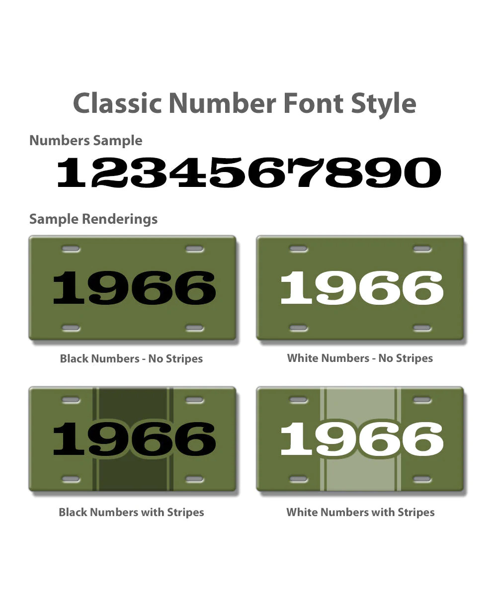 1939 Customizable License Plate - 15 colors - 4 font styles - Made in the USA