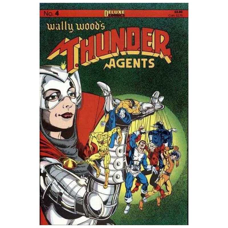 Wally Wood\'s T.H.U.N.D.E.R. Agents #4 in Near Mint condition. Deluxe comics [l@