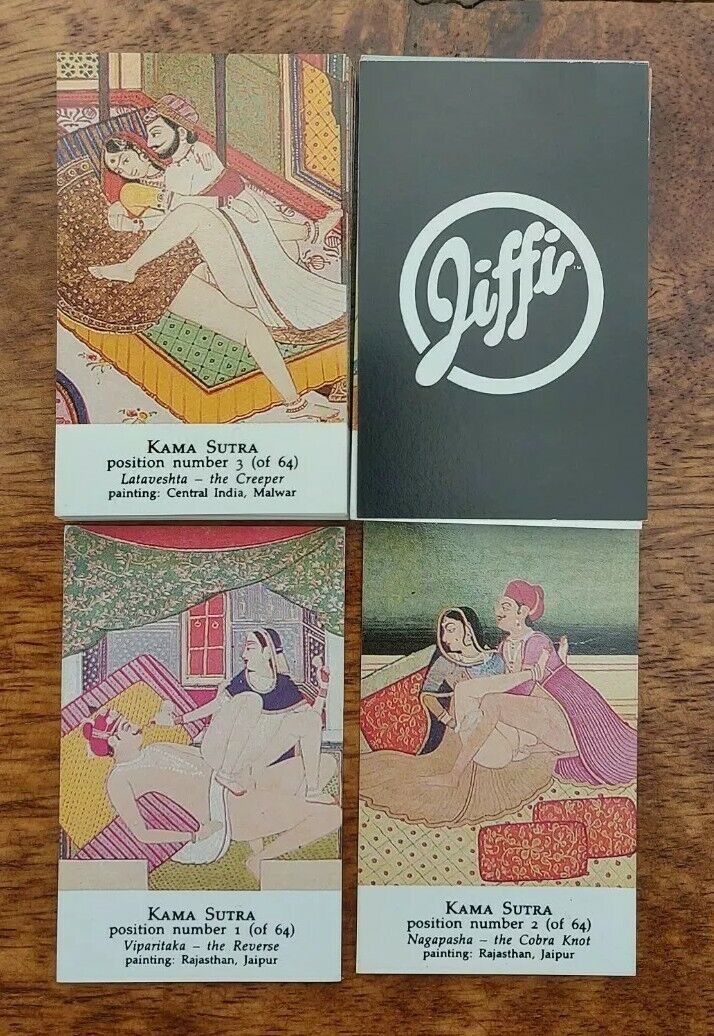 JIFFI CONDOMS  THE KAMA SUTRA FULL SET OF 64 SEX POSITIONS 