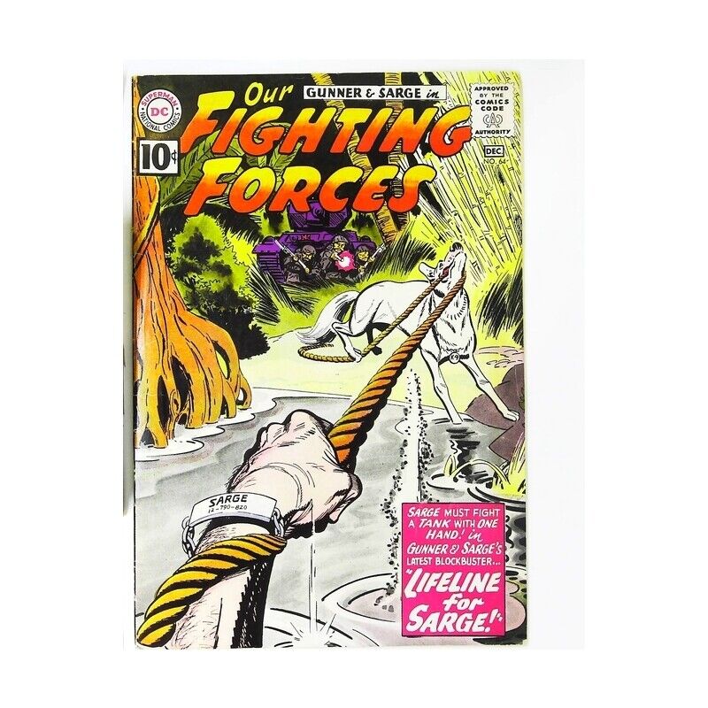 Our Fighting Forces #64 in Very Fine minus condition. DC comics [p&