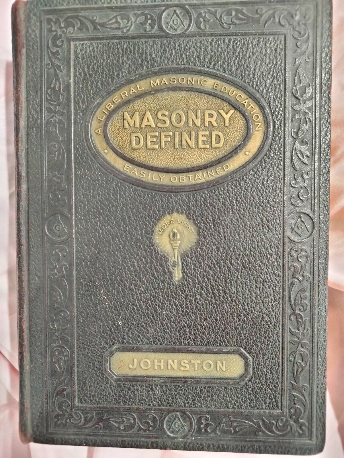 Masonry Defined Albert Mackey ER Johnston 1930 1939 Revised Enlarged Vtg Book