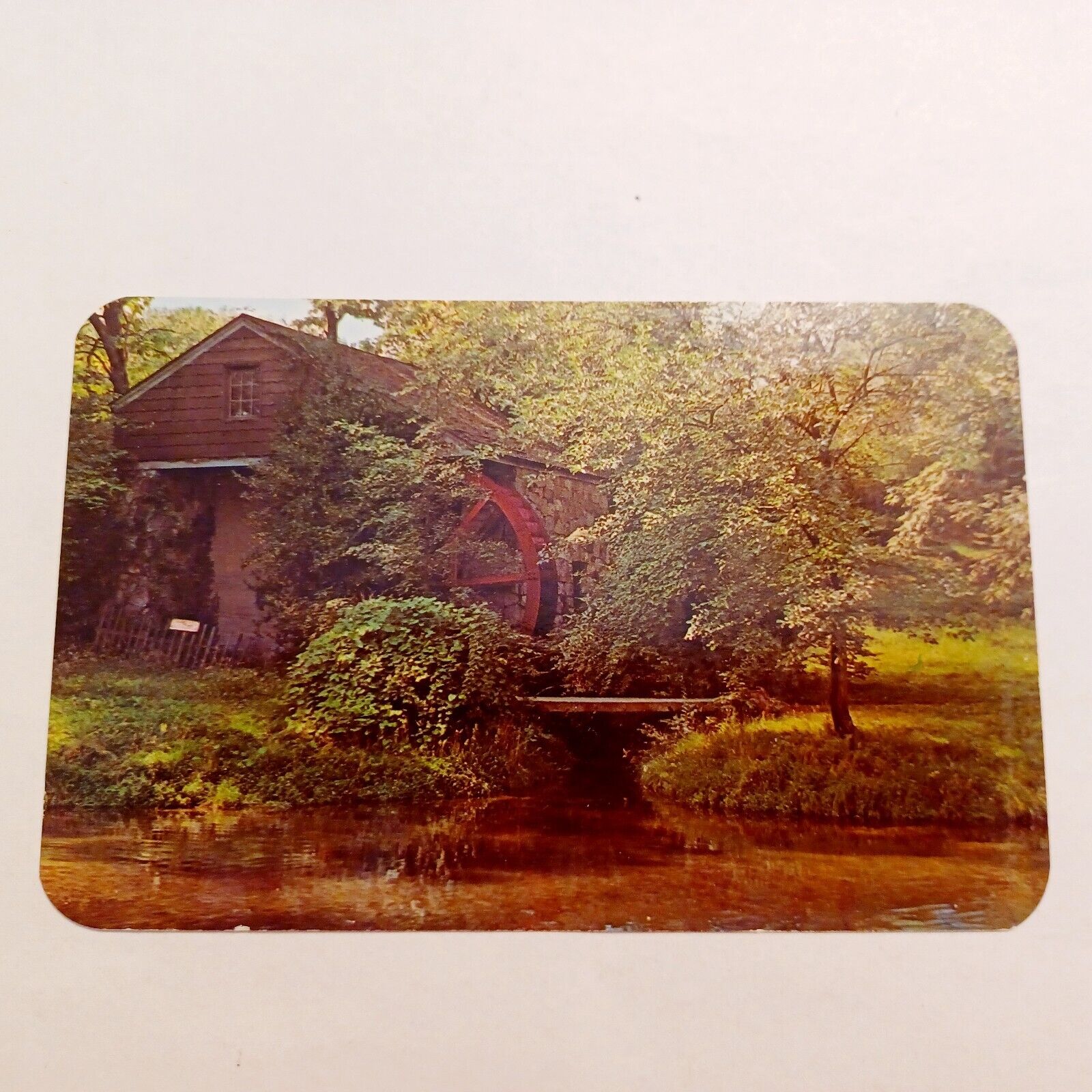 Postcard: Old Mill - Wolf Lake Fish Hatchery - Michigan