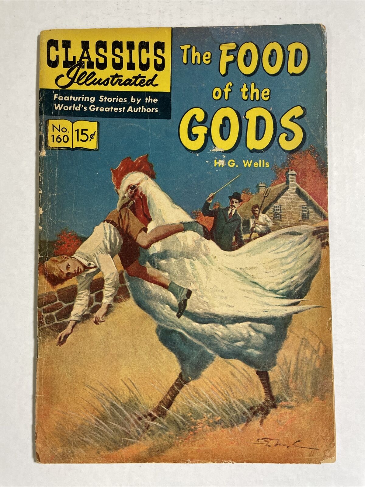 Classics Illustrated Food of the Gods 160 HRN 159 1st edition 1961 HG Wells