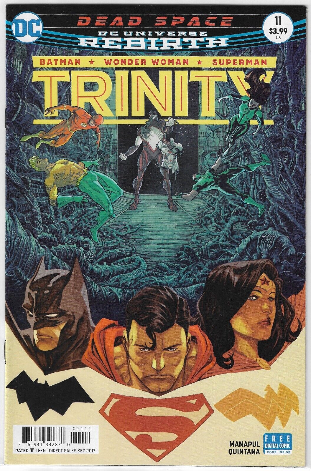 Trinity #11 (2016) Wonder Woman Batman Superman Rebirth JLA DC Comics 