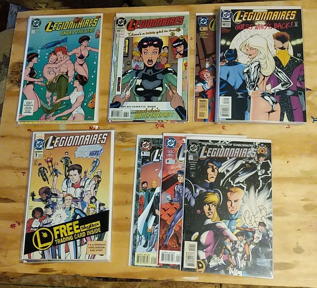 Legionnaires Lot Of 32 DC Comics NM Keys 1-29 Annuals Hughs 