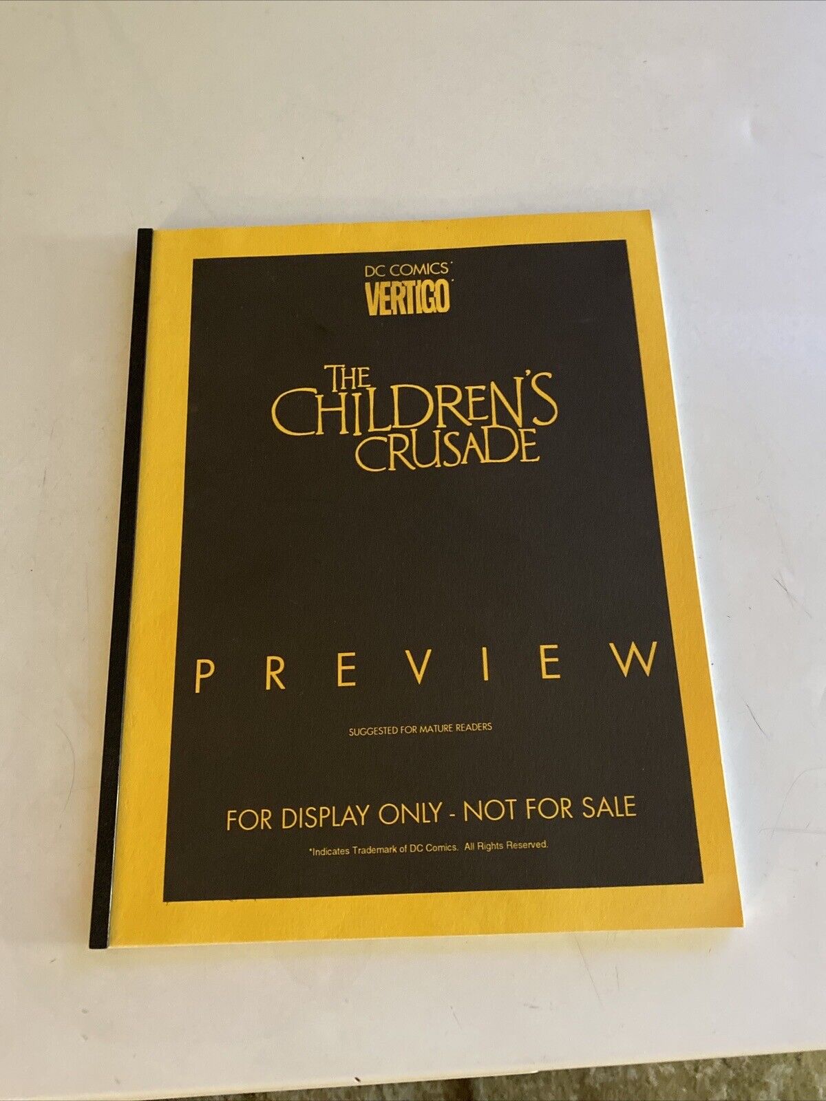 The Children’s Crusade comic preprint preview DC Comics Vertigo