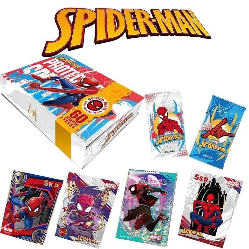 Zenka Marvel Disney 100 Spiderman 60th Trading Card Sealed 1 Box 11 Pack New