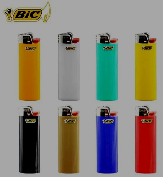 BIC Classic Full Size Pocket Lighter, Assorted Colors,  Lot of 10