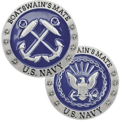 Boatswains Mate Challenge Coin US Navy  Militaria Token  NEW