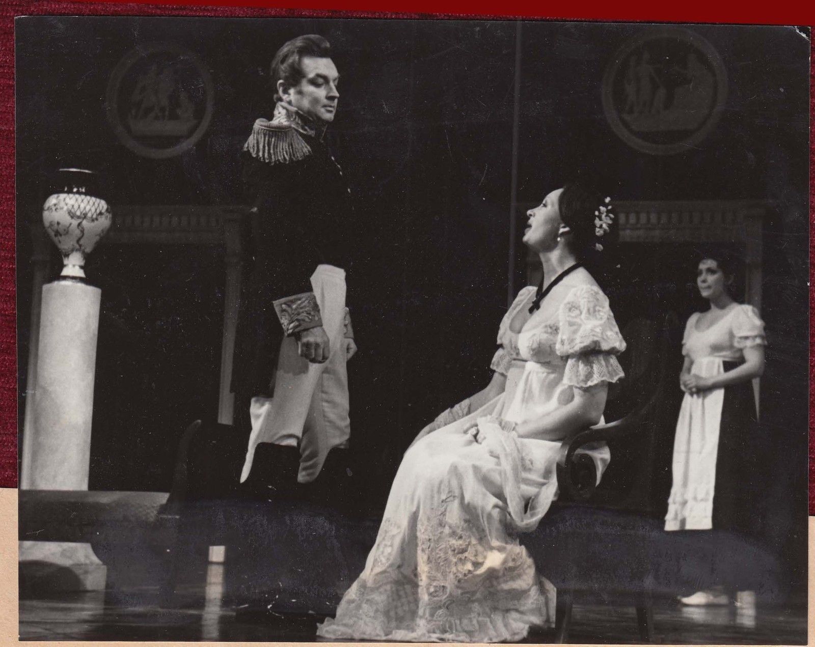 1977 Original Photo YU Theatre BITEF USSR Actors Sofia Pavlovna Derzhavin TASS