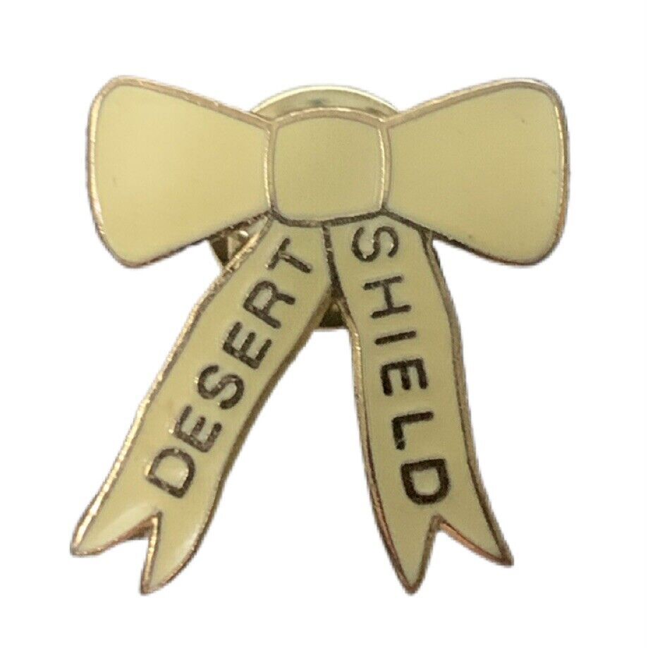 Vintage Operation Desert Shield Yellow Ribbon Pin