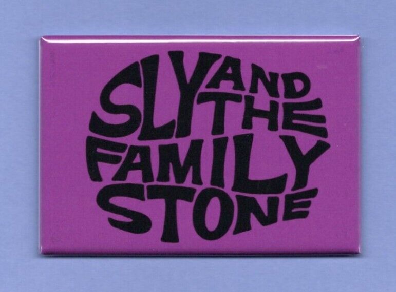 SLY THE FAMILY STONES *2X3 FRIDGE MAGNET* GROUP SINGERS R&B SOUL POP PSYCHADELIC