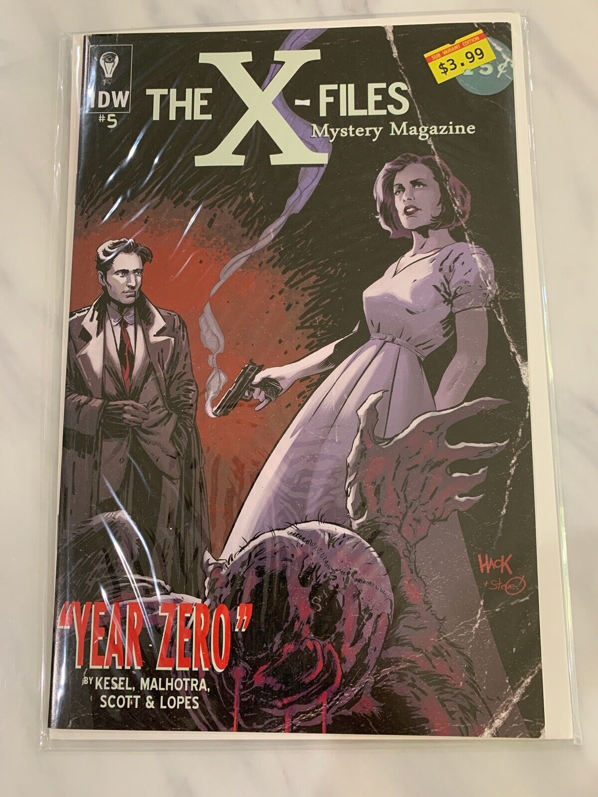 The X-Files: Year Zero #5 (Cover Variant) 