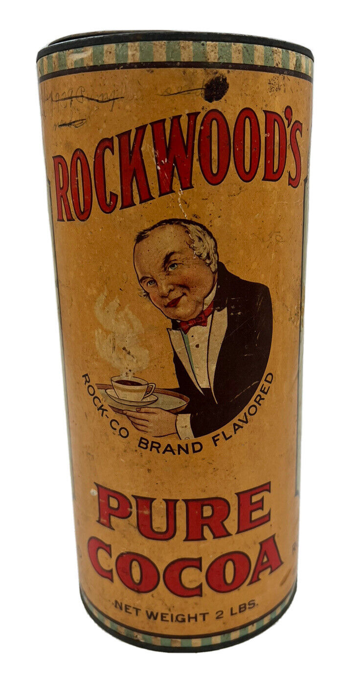Vintage Rockwood’s Pure Cocoa 2 Pounds Can