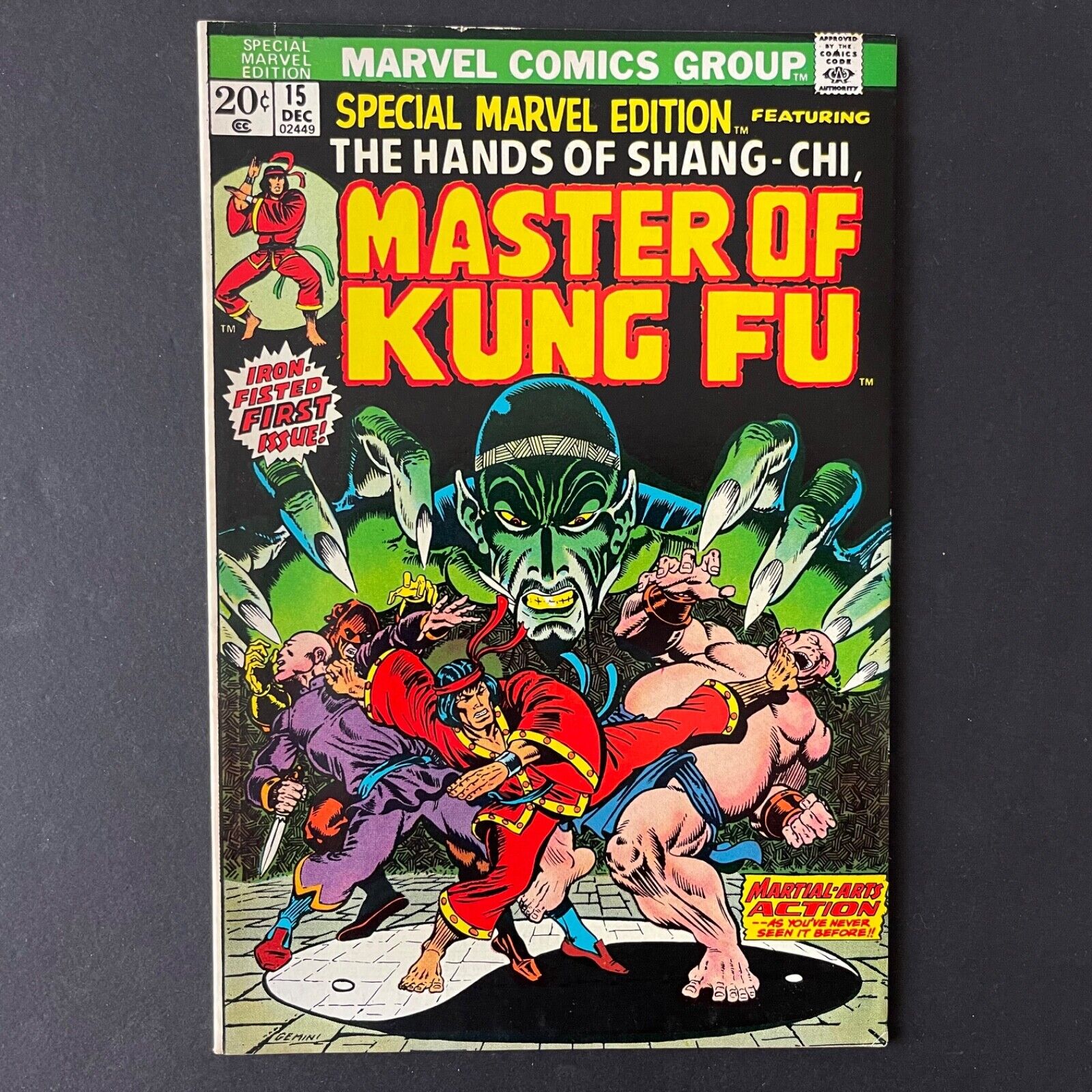 SPECIAL MARVEL EDITION #15 MASTER OF KUNG FU MARVEL 1973 1ST APP OF SHANG CHI