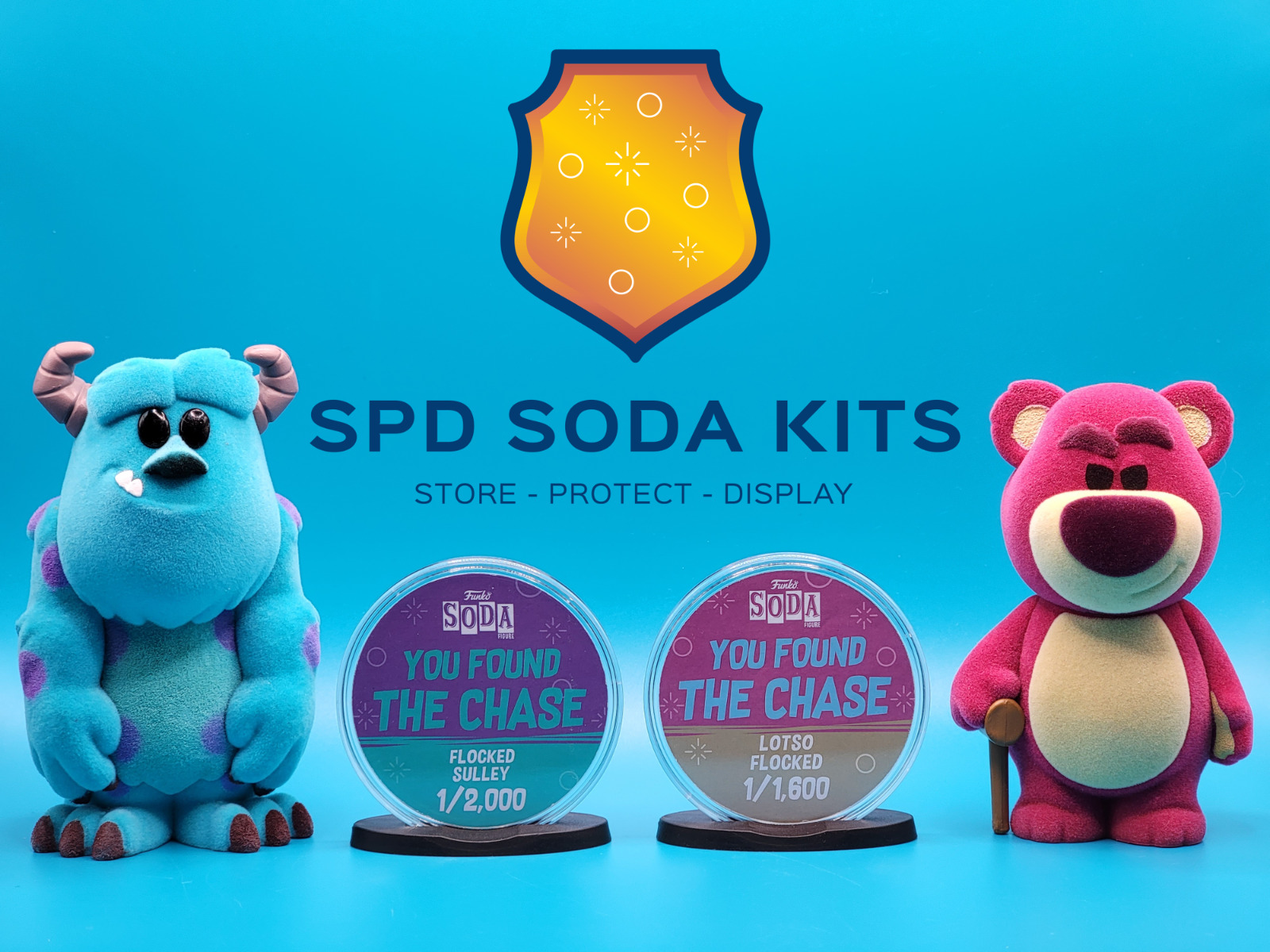 SPD Soda Kit 10-pack: NEW Pog Protector + Stand Funko Soda Accessory Hard Stack