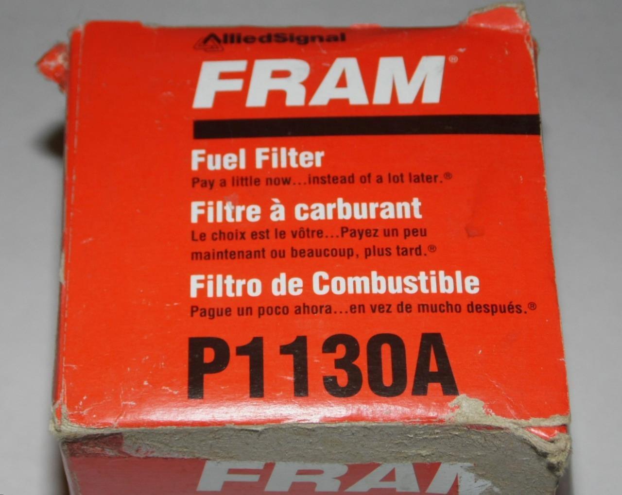 Fram P1130A Fuel Filter Crosses to Wix 33370 OE/OEM Part: John Deere AR50041