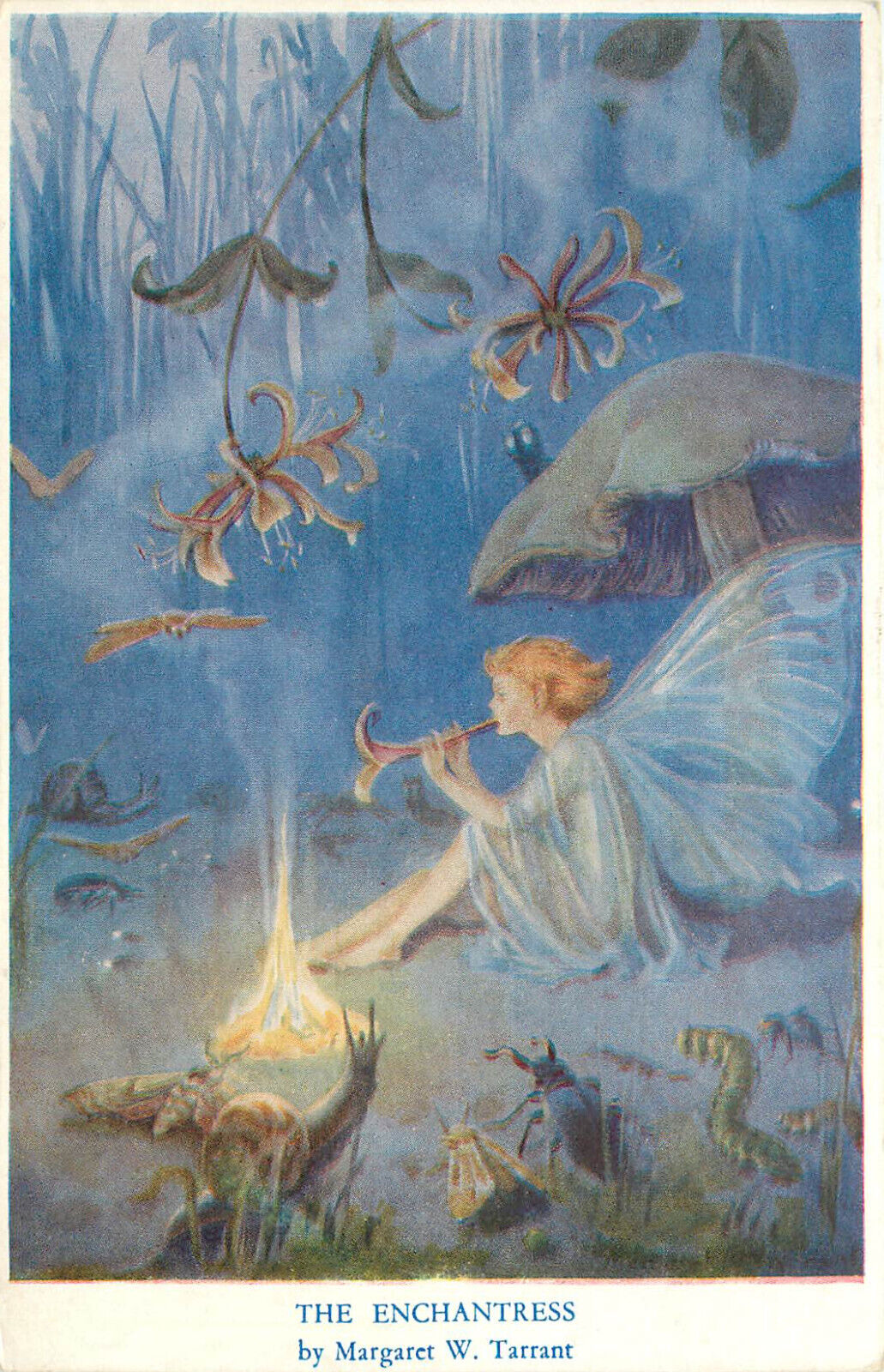 Fantasy Postcard S/A Margaret Tarrant The Enchantress Fairy Medici Society 184