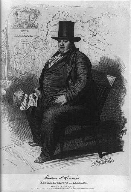 Dixon Hall Lewis,1802-1848,Representative from Alabama,Senator,Democratic