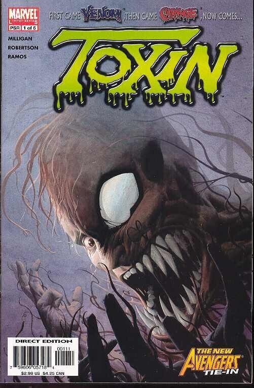 TOXIN #1 FIRST PRINT SON OF CARNAGE MARVEL 2005 020923 xs2